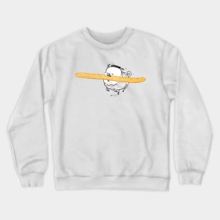 le petit parisien pug Crewneck Sweatshirt